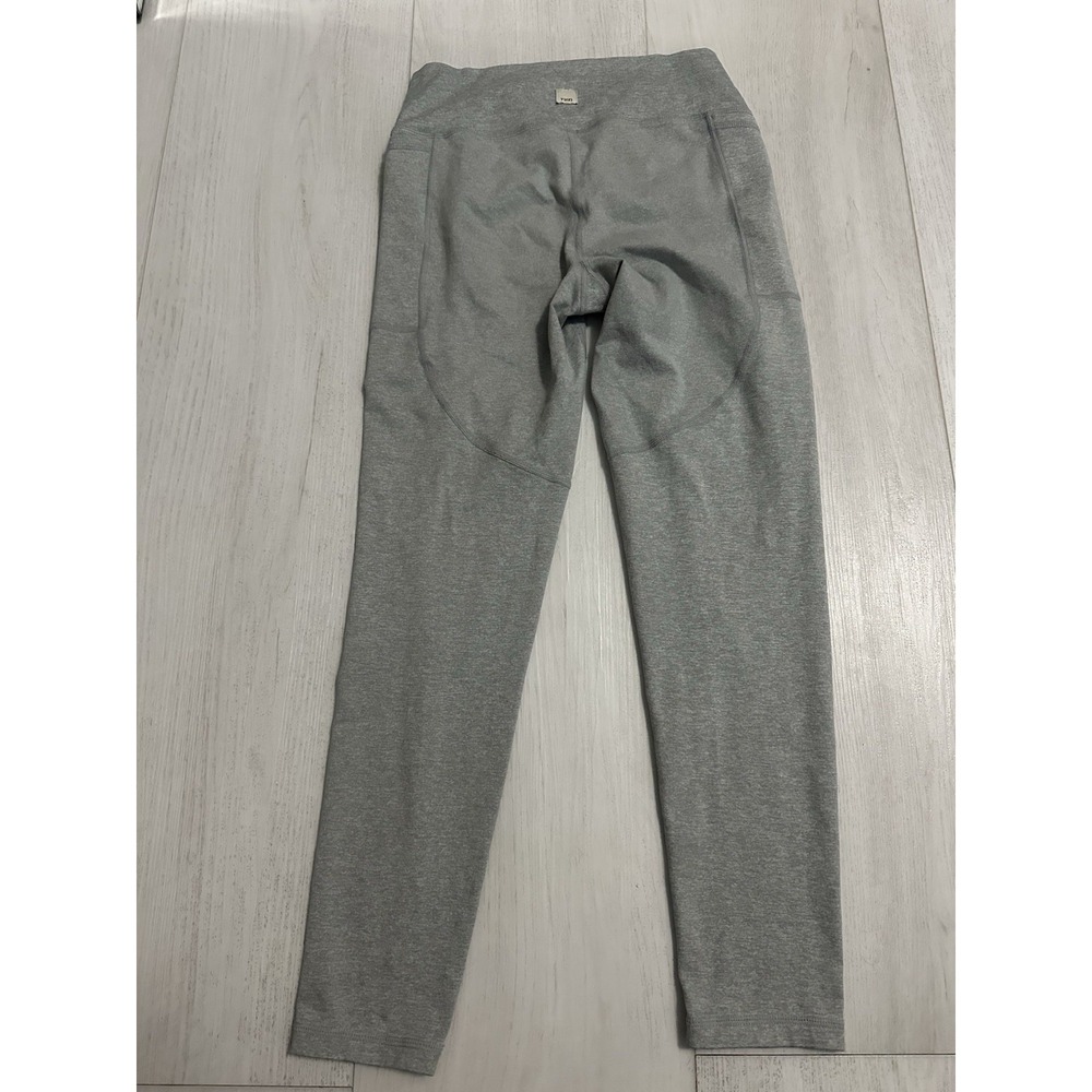 Vuori Elevation Leggings Sz M Gray VW325 Pockets Yoga